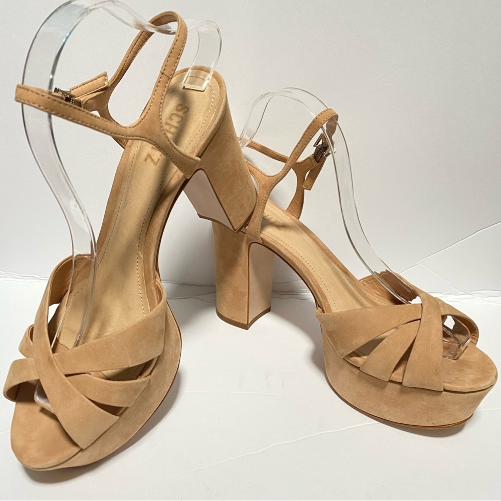SCHUTZ  NUDE SANDALS
